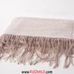 شال دخترانه کرم قهوه ای ADDAX