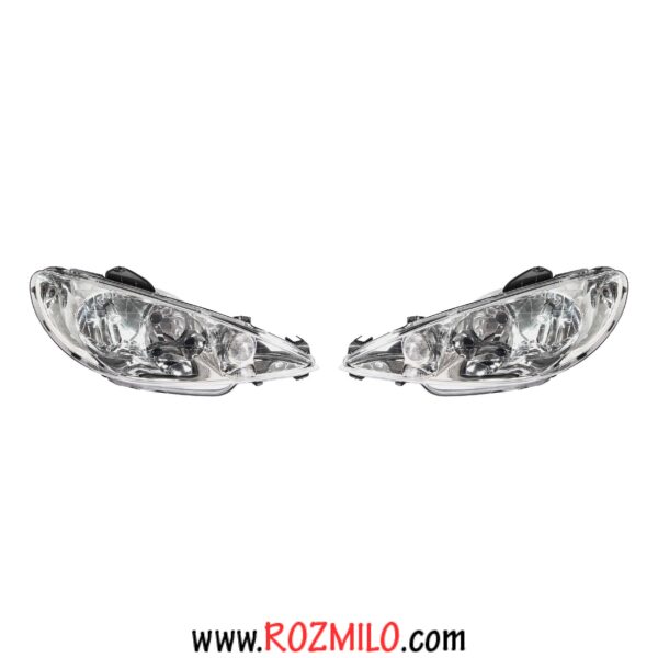 چراغ جلو  کروز مدل 401-501 مناسب برای پژو 206 بسته دو عددی