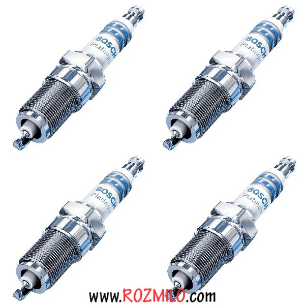 شمع خودرو بوش آلمان مدل Platinum 2X سوزنی بسته 4 عددی