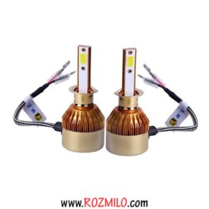 هدلایت لامپ خودرو D9 مدل H1 بسته ۲ عددی