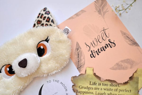 چشمبند فانتزی خواب طرح یوزپلنگ پیروز