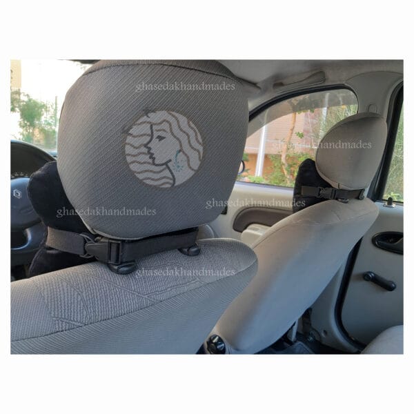 بالشت پشت گردنی فانتزی ماشین طرح گربه سیاه