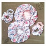 کلاه خواب ساتن ابریشم دو رو پرنده خوشبختی