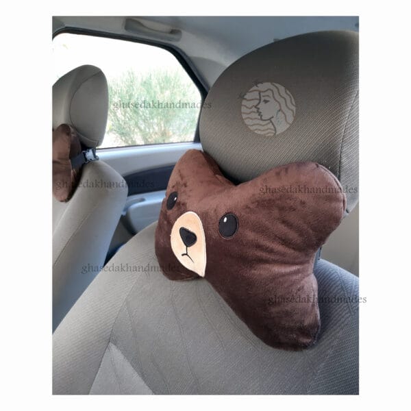 بالشت پشت گردنی فانتزی ماشین طرح خرسی