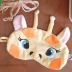 چشمبند فانتزی خواب طرح زرافه