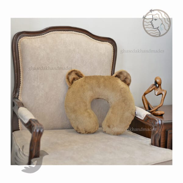 بالشت دور گردنی ساده طرح خرس نرمک