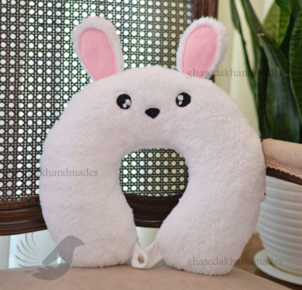 بالشت دور گردنی فانتزی طرح خرگوشک