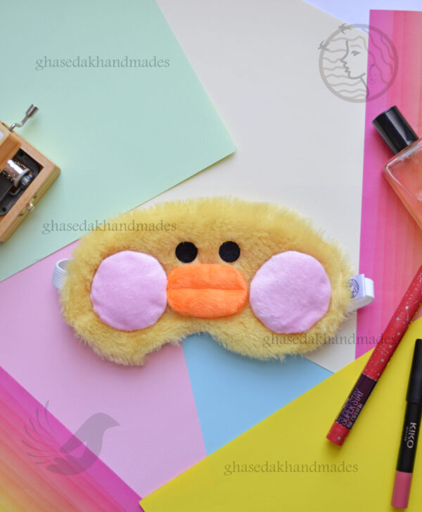 چشمبند فانتزی خواب طرح جوجه اردک خانم