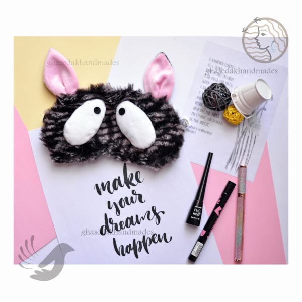 چشمبند فانتزی خواب طرح گورخر مارتی