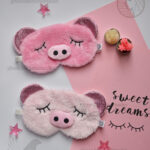 چشمبند فانتزی خواب طرح خوک خپل