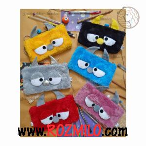 جامدادی و کیف لوازم شخصی فانتزی عروسکی طرح پشمک میرزا