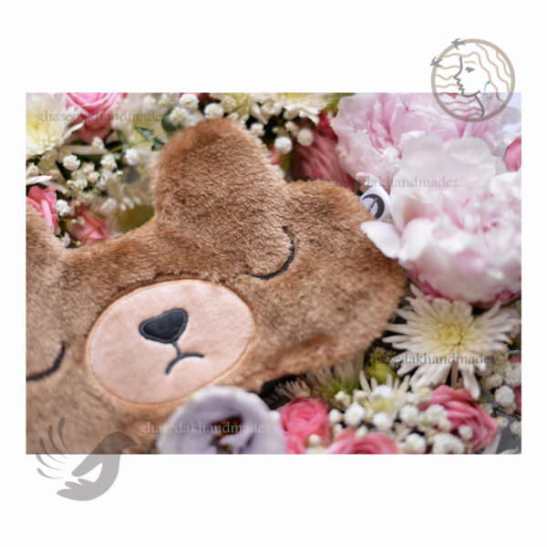 چشمبند فانتزی خواب طرح خرس جدی