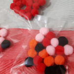 توپک پوم پوم بسته 20 عددی