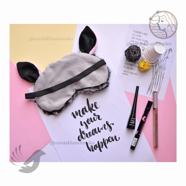 چشمبند فانتزی خواب طرح گورخر مارتی