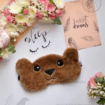 چشمبند فانتزی خواب طرح خرس مهربان