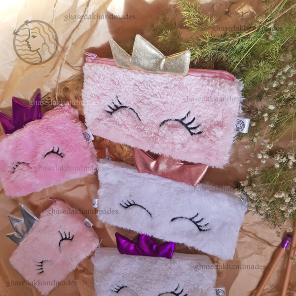 جامدادی و کیف لوازم شخصی فانتزی عروسکی طرح پرنسس