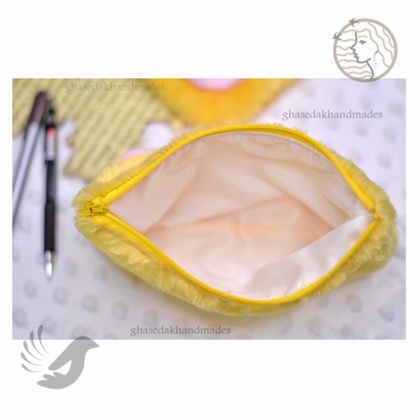 جامدادی و کیف لوازم شخصی فانتزی عروسکی طرح جوجه اردک