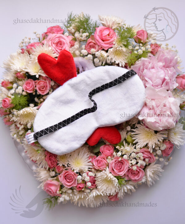 چشمبند فانتزی خواب طرح خانم مرغ