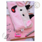 جامدادی و کیف لوازم شخصی فانتزی عروسکی طرح گاو بازیگوش