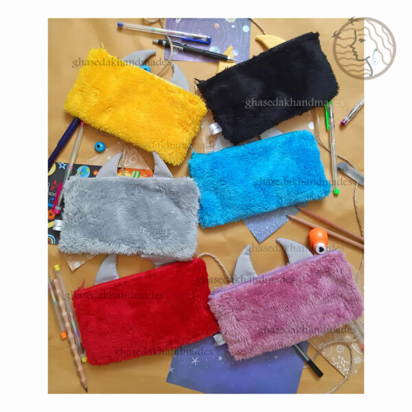 جامدادی و کیف لوازم شخصی فانتزی عروسکی طرح پشمک میرزا