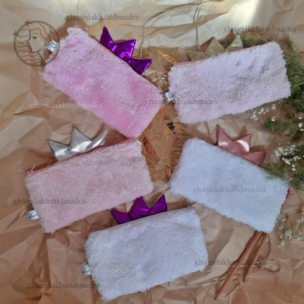 جامدادی و کیف لوازم شخصی فانتزی عروسکی طرح پرنسس