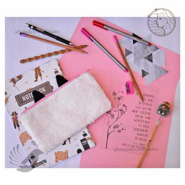 جامدادی و کیف لوازم شخصی فانتزی عروسکی طرح گاو بازیگوش