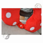 بالشت دور گردنی فانتزی طرح توت فرنگی