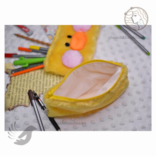 جامدادی و کیف لوازم شخصی فانتزی عروسکی طرح جوجه اردک