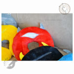 ست 2 عددی چشمبند و بالشت دورگردنی پشمک میرزا