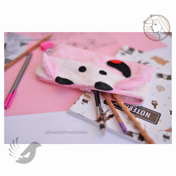 جامدادی و کیف لوازم شخصی فانتزی عروسکی طرح گاو بازیگوش