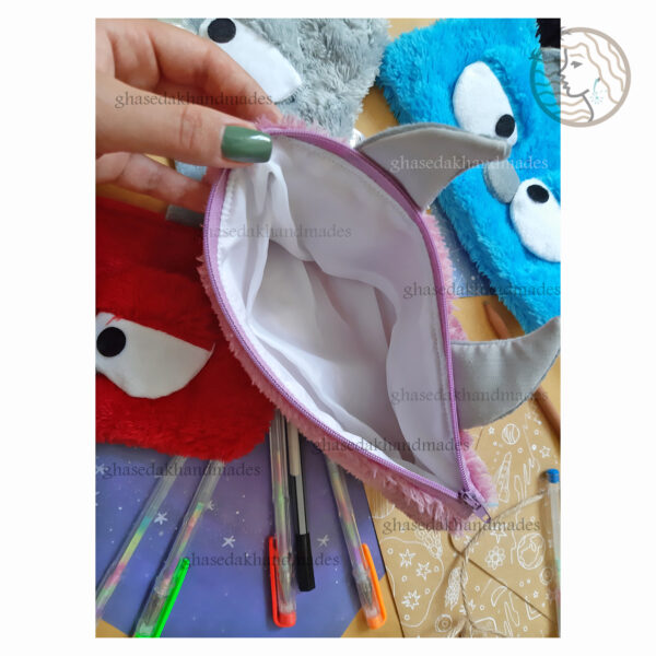 جامدادی و کیف لوازم شخصی فانتزی عروسکی طرح پشمک میرزا