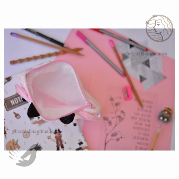 جامدادی و کیف لوازم شخصی فانتزی عروسکی طرح گاو بازیگوش