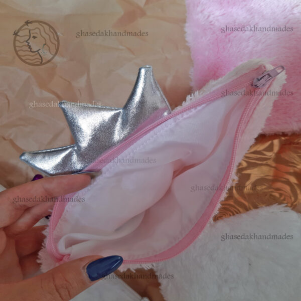 جامدادی و کیف لوازم شخصی فانتزی عروسکی طرح پرنسس