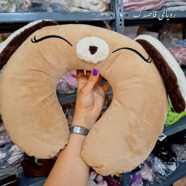 بالشت دورگردنی فانتزی طرح سگ