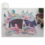 چشم بند خواب طرح تکشاخ رنگین کمان