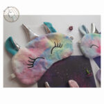 چشم بند خواب طرح تکشاخ رنگین کمان