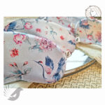 چشمبند خواب ساتن ابریشم طرح پرنده خوشبختی