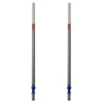 خودکار نقره ای پارچه و چرم بسته 2 عددی