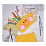 جامدادی و کیف لوازم شخصی فانتزی عروسکی طرح جوجه اردک