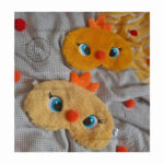 چشم بند خواب طرح جوجه طلایی