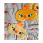 چشم بند خواب طرح جوجه طلایی