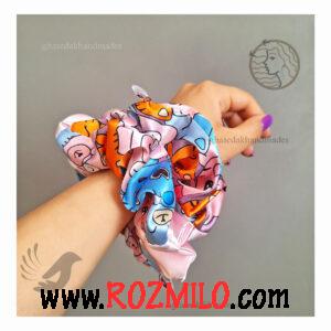 کش اسکرانچی ساتن ابریشم ملوسک