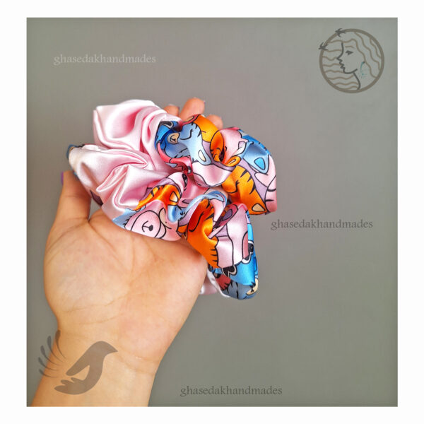 کش اسکرانچی ساتن ابریشم ملوسک