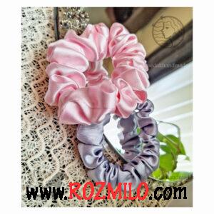 کش بافت مو ساتن ابریشم ساده