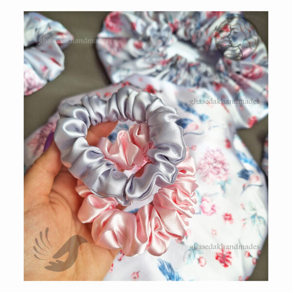 کش بافت مو ساتن ابریشم ساده