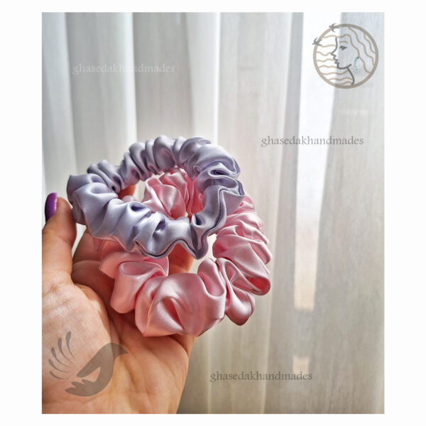 کش بافت مو ساتن ابریشم ساده