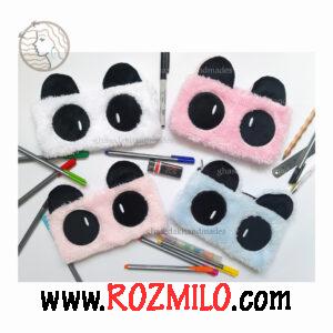 جامدادی و کیف لوازم شخصی فانتزی عروسکی طرح پاندا