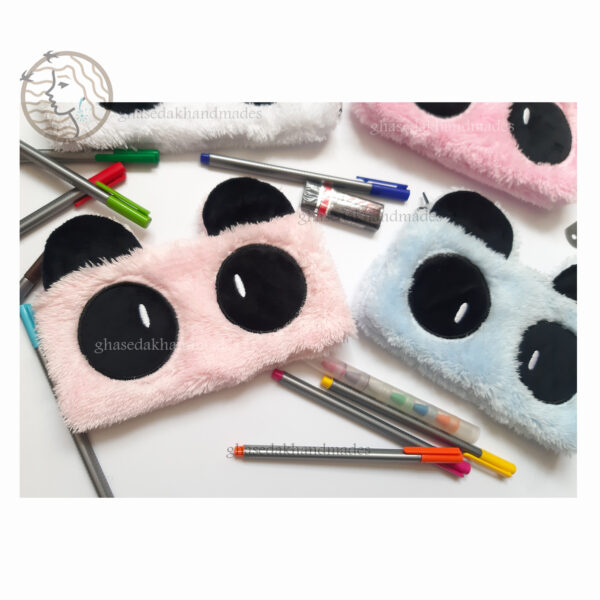 جامدادی و کیف لوازم شخصی فانتزی عروسکی طرح پاندا