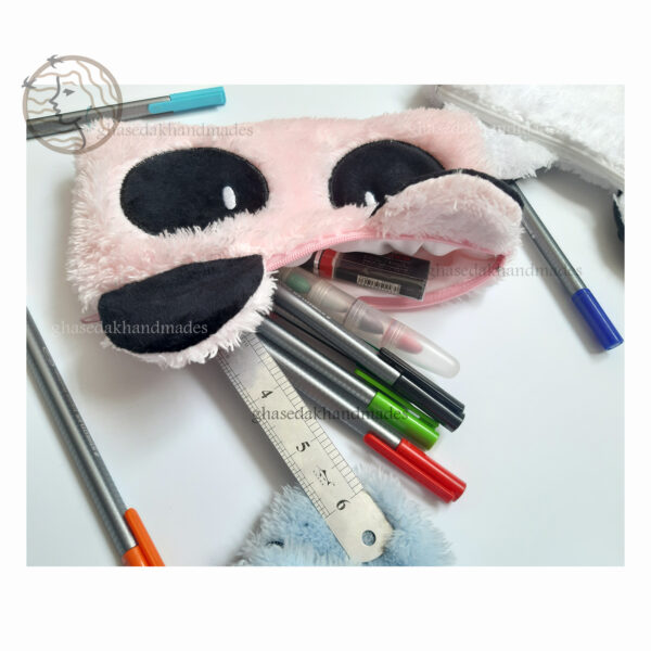 جامدادی و کیف لوازم شخصی فانتزی عروسکی طرح پاندا