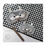 چشم بند خواب طرح پشمک میرزا